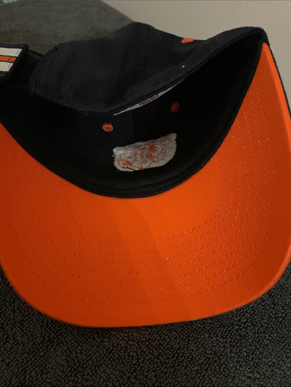 Chicago Bears Navy and Orange Baseball Cap - Picture 3 of 5